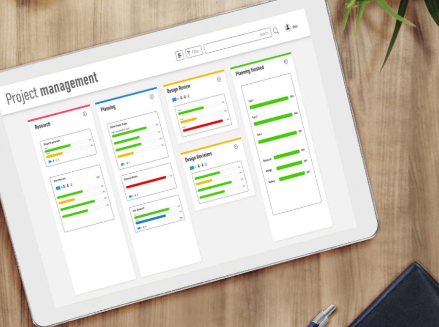 project management blog feature