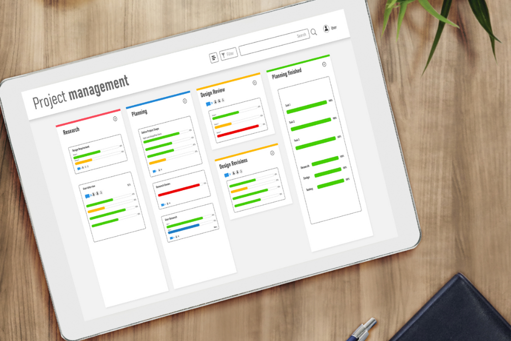 project management blog feature