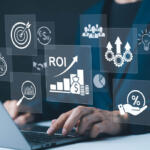 Illustration of website, SEO, ads, and analytics icons highlighting the benefits of managed marketing services.